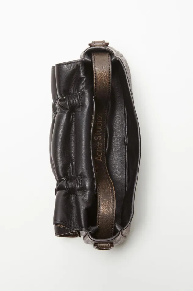 Men Multipocket Micro Bag Dark Brownbeige Acne Studios Bags