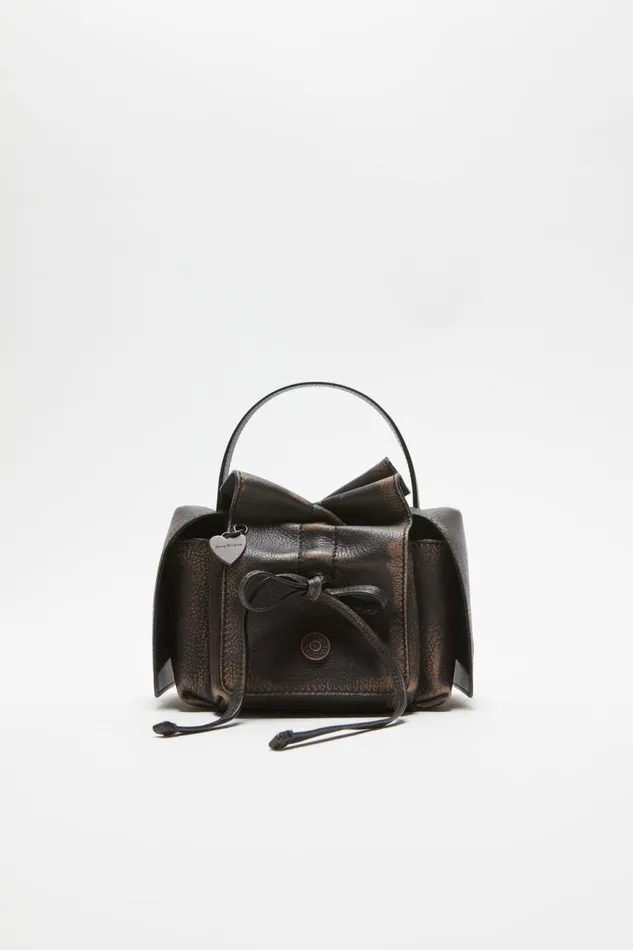 Men Multipocket Mini Bag Dark Brownbeige Acne Studios Bags