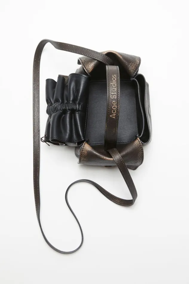Men Multipocket Mini Bag Dark Brownbeige Acne Studios Bags
