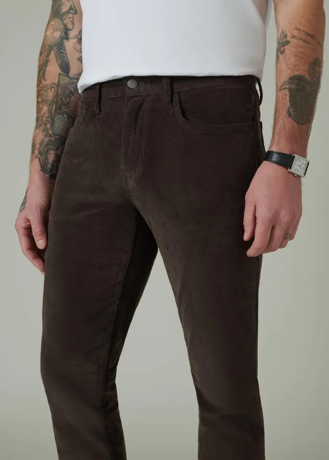 Men Pants Trousers Joe039s Jeans THE BRIXTON CORD Espresso