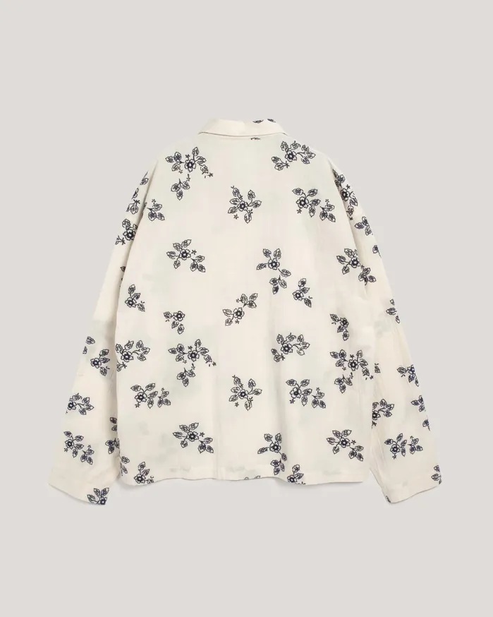 Men PJ Shirt Ecru Navy YMC Shirts