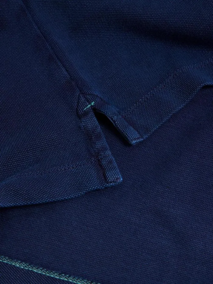 Men POLO SHIRTS White Stuff Utility Polo Deep Blue Men POLO SHIRTS White Stuff Utility Polo Deep Blue