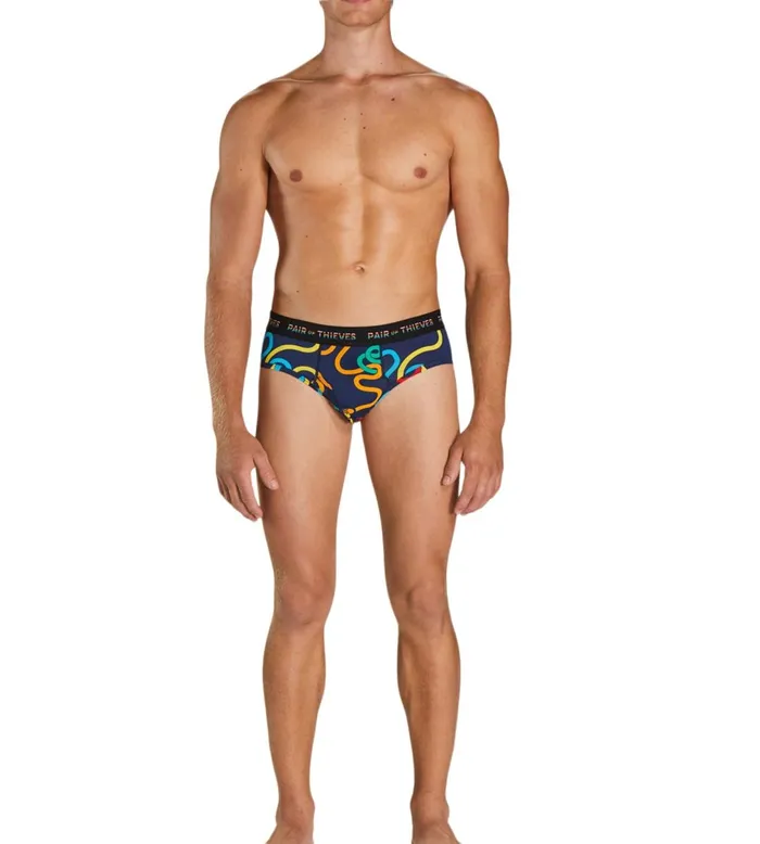 Men Pride Superfit Briefs Navy Underwear 1 Pack Pair Of Thieves Briefs