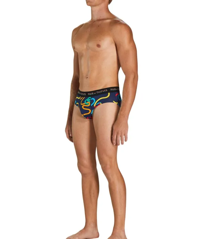 Men Pride Superfit Briefs Navy Underwear 1 Pack Pair Of Thieves Briefs