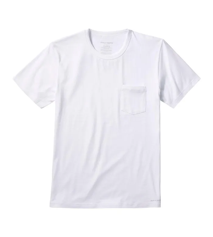 Men Ready For Everything Pocket Crew Neck Tee White Shirt 1 Pack Pair Of Thieves Classic Fit Tees