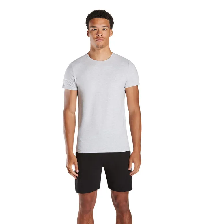 Men Ready For Everything Supersoft Crew Neck Undershirt Lt Heather Grey Shirt 2 Pack Pair Of Thieves Crew Necks