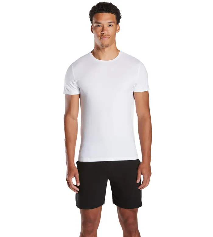 Men Ready For Everything Supersoft Crew Neck Undershirt Lt Heather Grey Shirt 2 Pack Pair Of Thieves Crew Necks