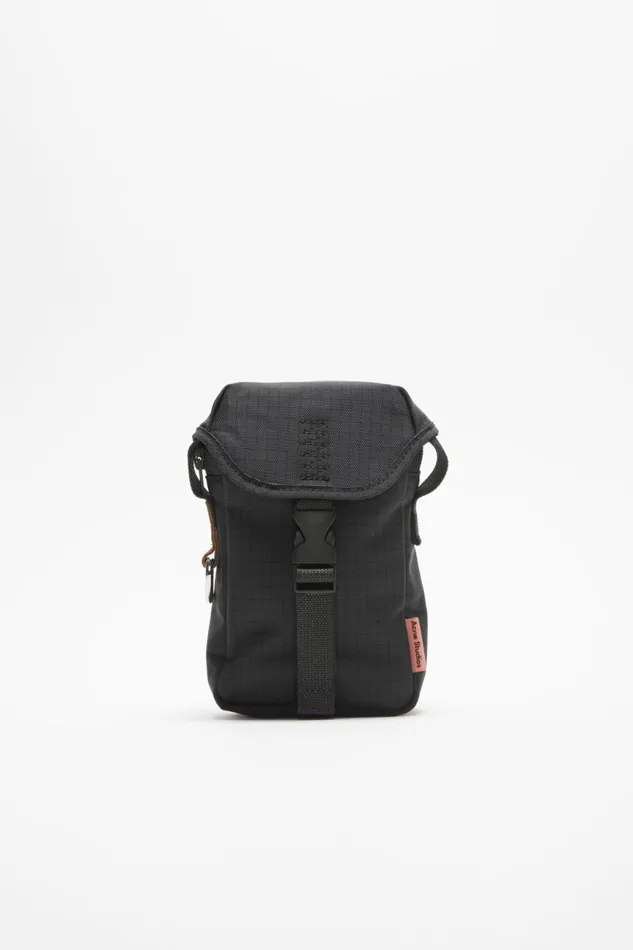 Men Ripstop Mini Pouch Bag Black Acne Studios Bags