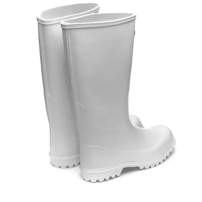Men Rubber Boots Unisex 7324GINOCCHIO ALPINA High Cut WHITE Superga Gumboots