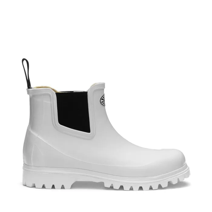 Men Rubber Boots Unisex 798 RUBBER BOOTS Mid Cut WHITE Superga Gumboots