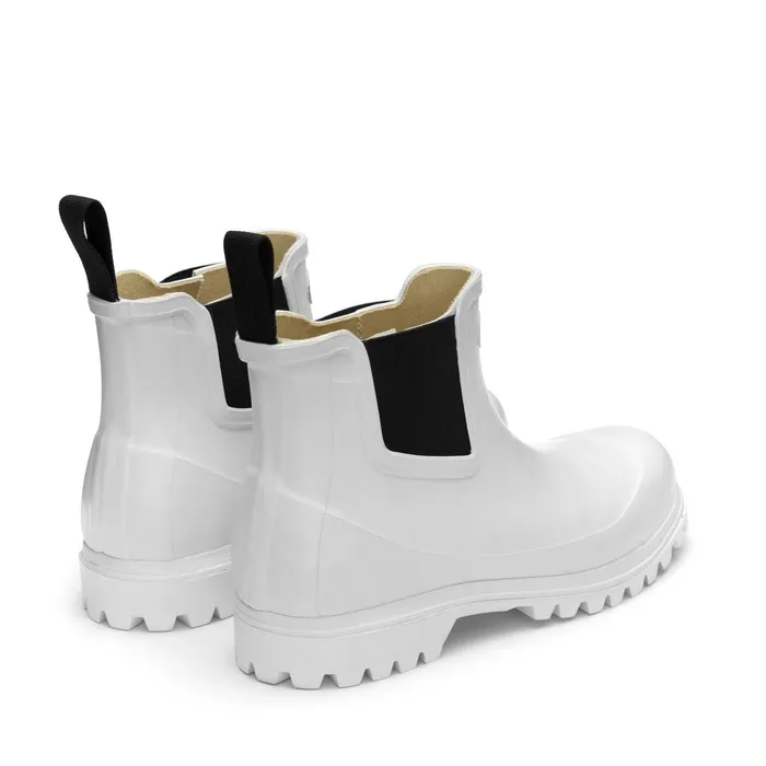Men Rubber Boots Unisex 798 RUBBER BOOTS Mid Cut WHITE Superga Gumboots