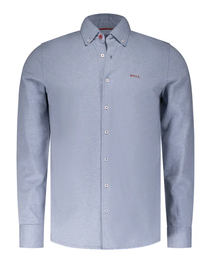 Men Shirts NZA New Zealand Auckland Blue Cotton Shirt 8211 Brave Blue Men Shirts NZA New Zealand Auckland Blue Cotton Shirt 8211 Brave Blue