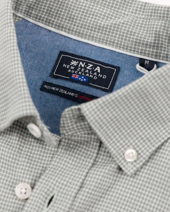 Men Shirts NZA New Zealand Auckland Green Stretch Shirt 8211 Sage Men Shirts NZA New Zealand Auckland Green Stretch Shirt 8211 Sage