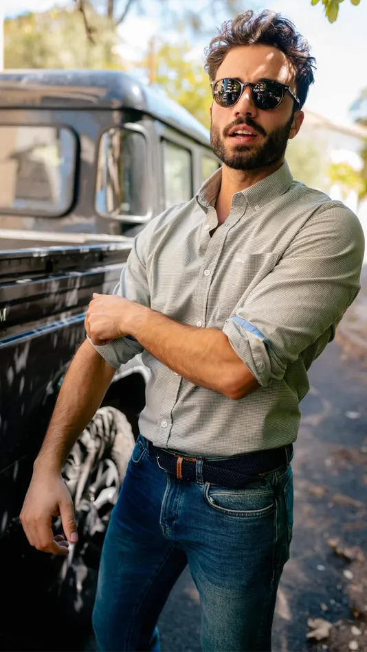 Men Shirts NZA New Zealand Auckland Green Stretch Shirt 8211 Sage Men Shirts NZA New Zealand Auckland Green Stretch Shirt 8211 Sage