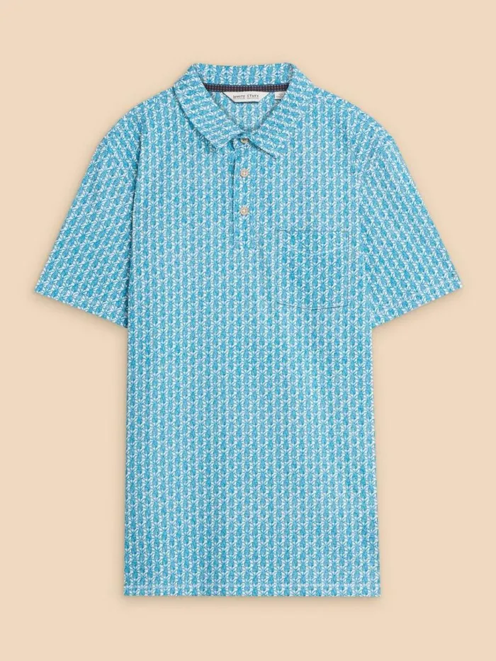 Men SHIRTS White Stuff Pineapple Printed Polo White Print Men SHIRTS White Stuff Pineapple Printed Polo White Print