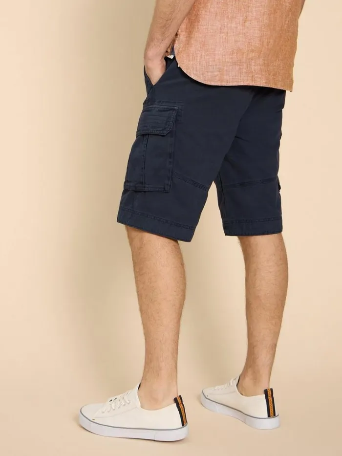 Men SHORTS White Stuff Halsall Organic Cargo Short Dark Navy Men SHORTS White Stuff Halsall Organic Cargo Short Dark Navy
