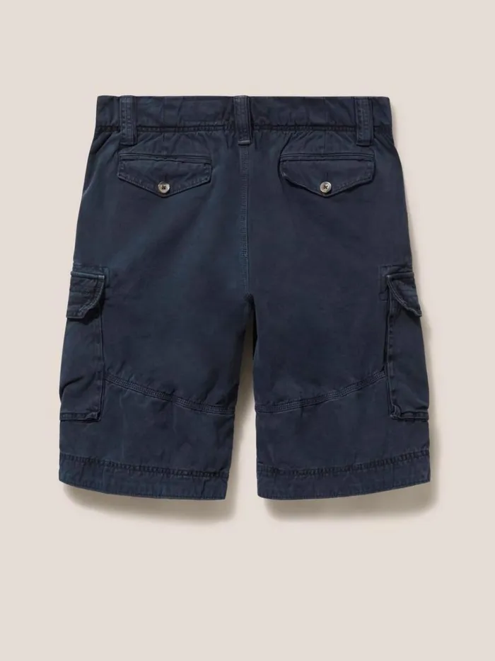 Men SHORTS White Stuff Halsall Organic Cargo Short Dark Navy Men SHORTS White Stuff Halsall Organic Cargo Short Dark Navy