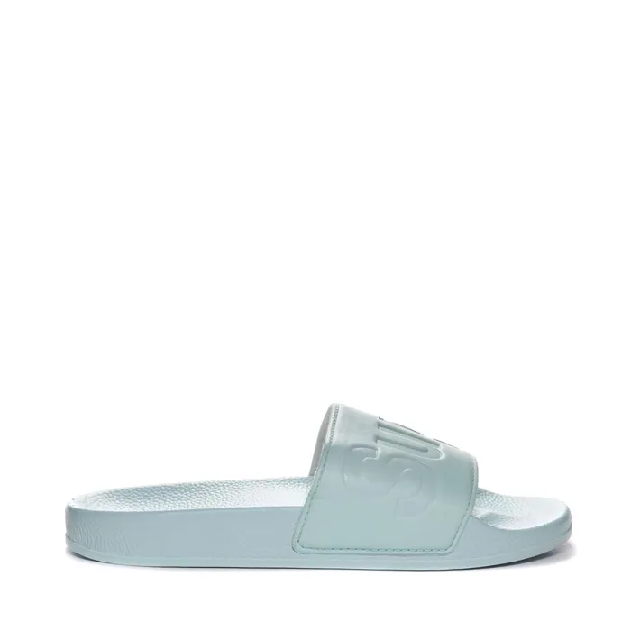 Men Slippers Unisex 1908 SLIDES POLYSOFT SLIDE AZURE ICE Superga Slippers