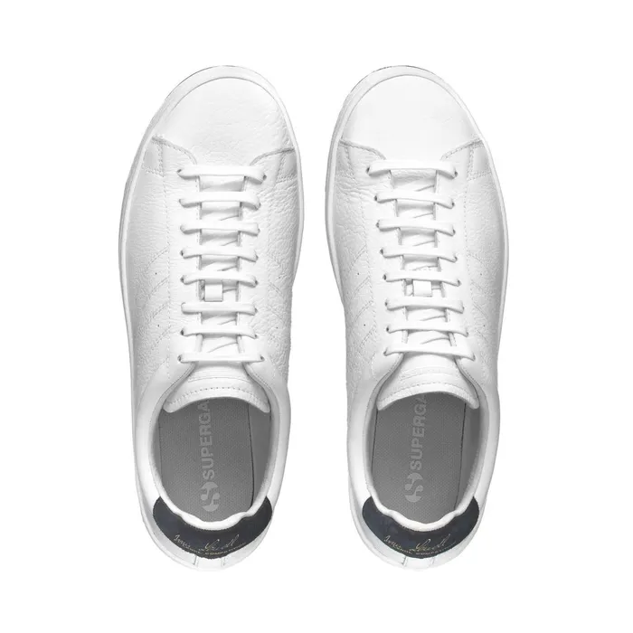 Men Sneakers Unisex 4833 LENDL MATCH Low Cut WHITEBLUE GREY DK Superga Low Cut