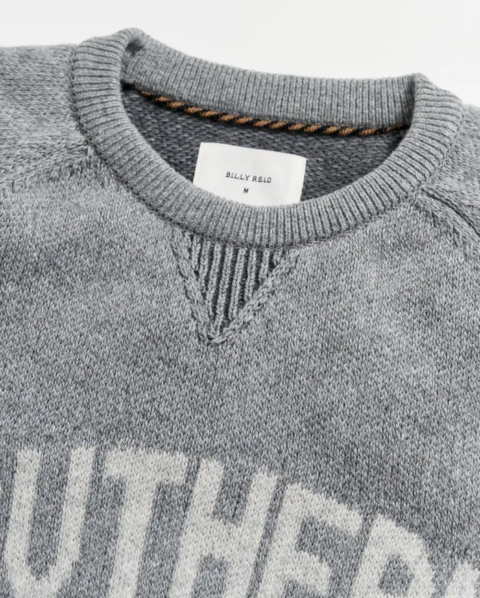 Men Southern Sweater Grey Billy Reid Sweaters and Sweatshirts