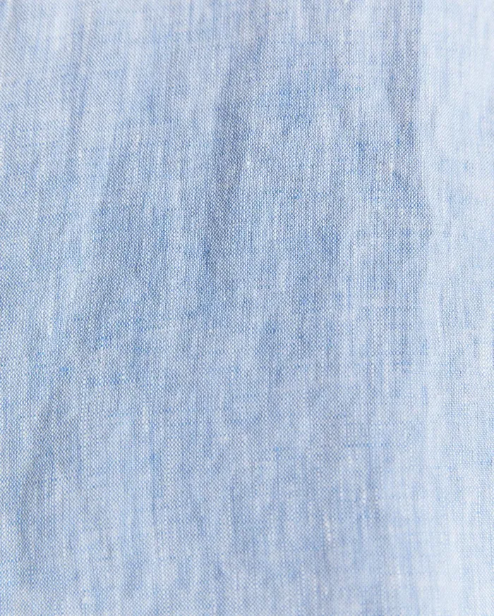 Men Sportscraft Shirts Long Sleeve Linen Shirt Chambray