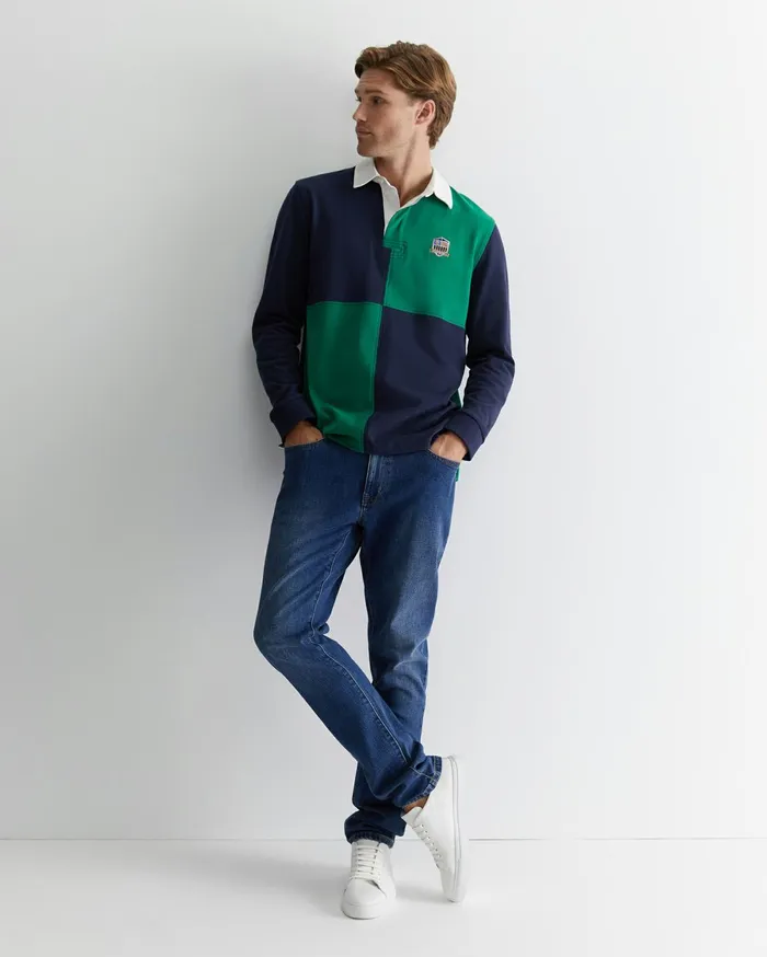 Men Sportscraft Shirts Rixon Rugby Foliage