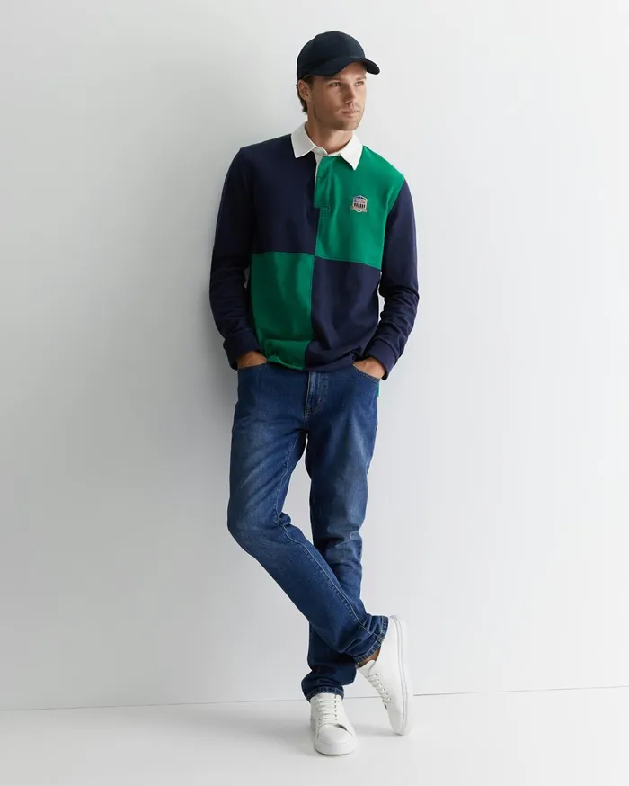 Men Sportscraft Shirts Rixon Rugby Foliage