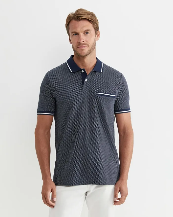 Men Sportscraft TShirts and Polos Derry Polo Navy