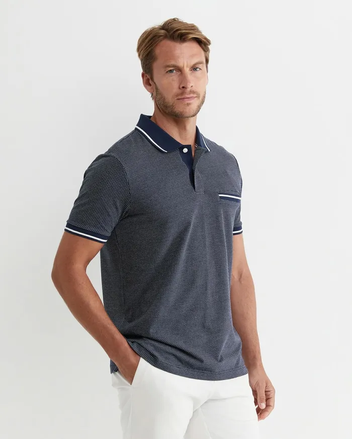 Men Sportscraft TShirts and Polos Derry Polo Navy