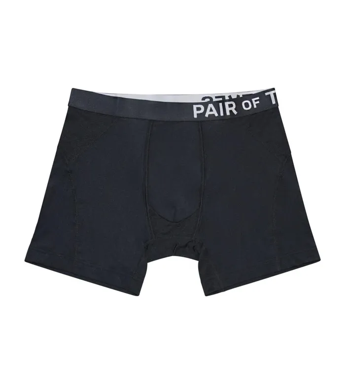 Men Supercool Boxer Briefs Black Underwear 2 Pack Pair Of Thieves Boxer Briefs