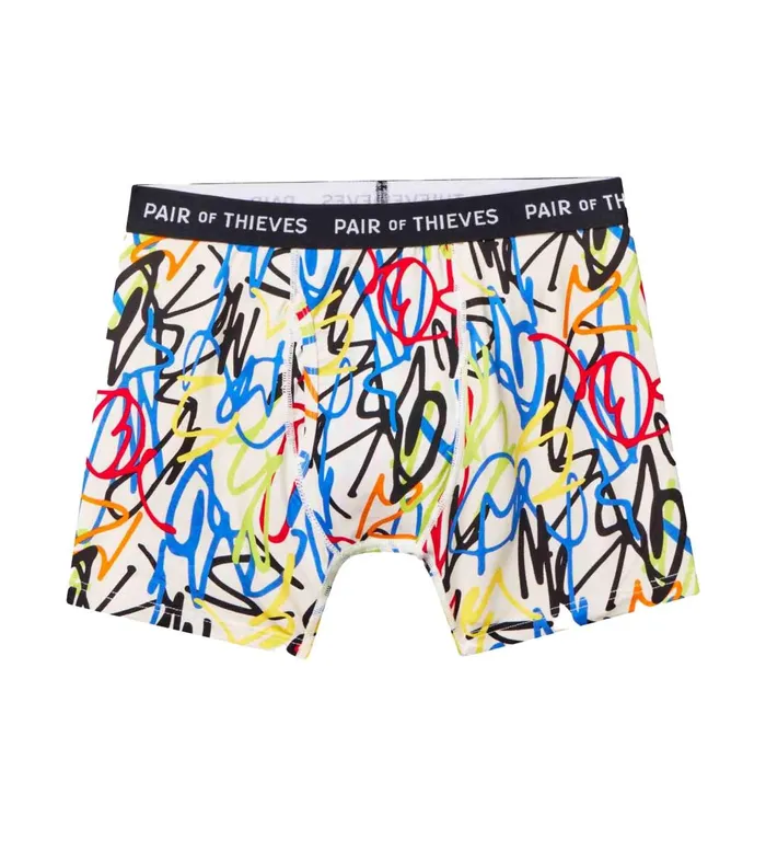 Men Supersoft Boxer Briefs White Black Underwear 2 Pack Pair Of Thieves Boxer Briefs