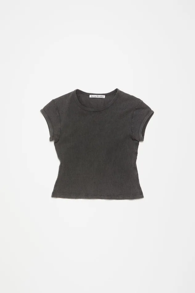 Men Tshirt 8211 Fitted Unisex Fit Faded Grey Acne Studios Tshirts