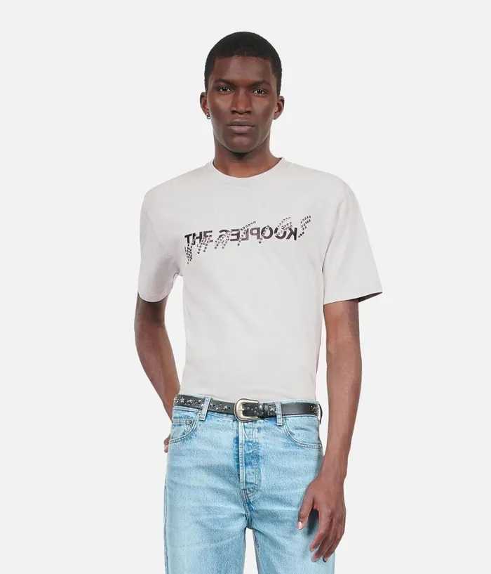 Men Tshirts THE KOOPLES Grey What Is Tshirt With Studs