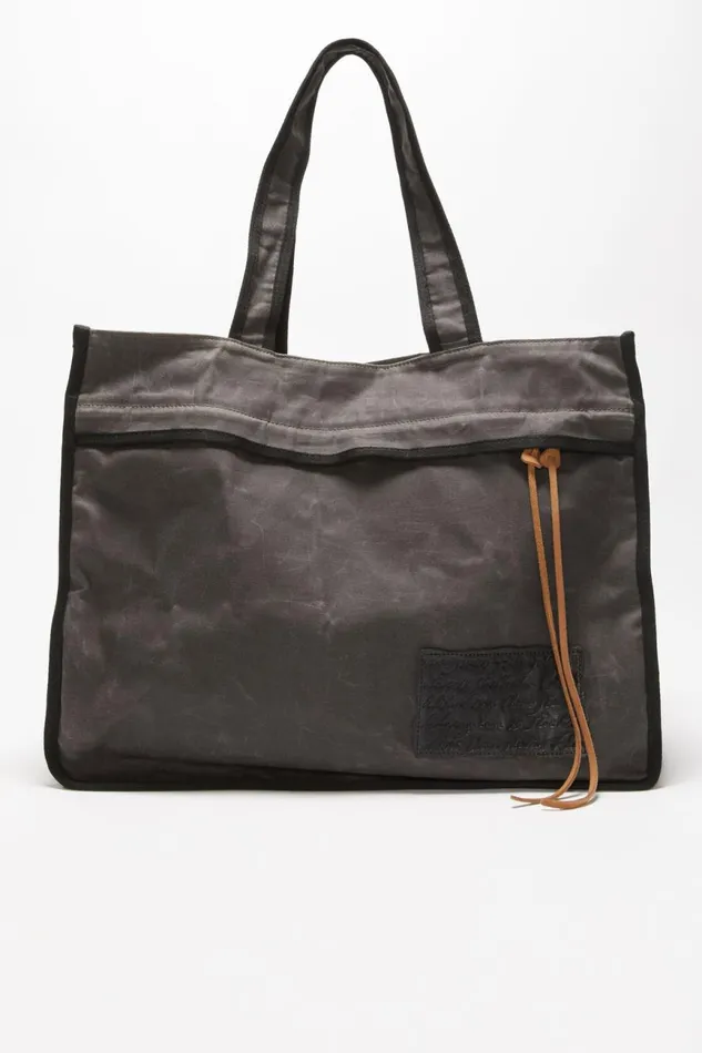 Men Tote Bag Greyblack Acne Studios Bags