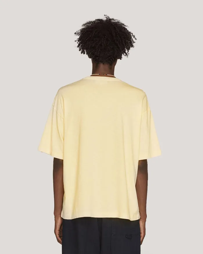 Men Triple TShirt Yellow YMC Tops and TShirts