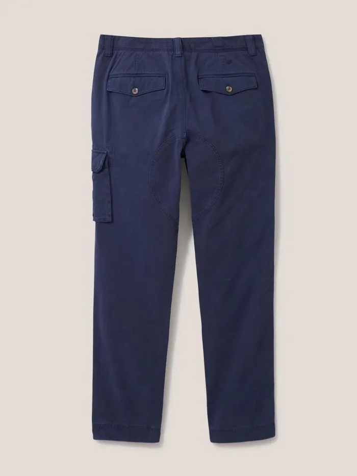 Men TROUSERS White Stuff Kegworth Organic Cargo Trouser Dark Navy Men TROUSERS White Stuff Kegworth Organic Cargo Trouser Dark Navy