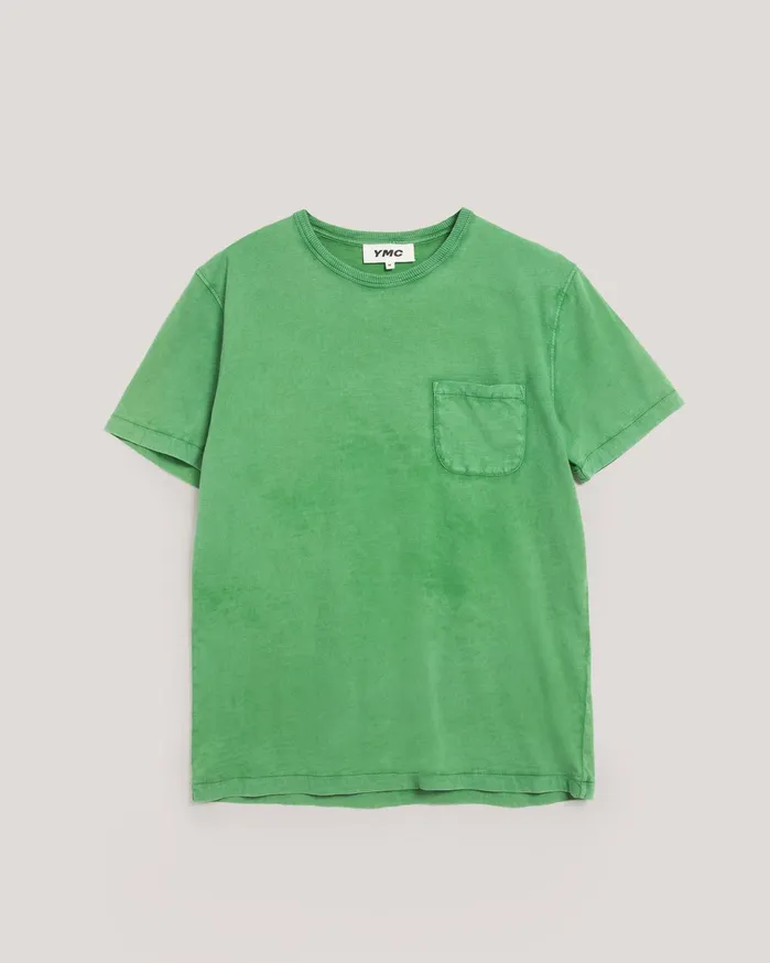 Men Wild Ones Pocket TShirt Green YMC Tops and TShirts