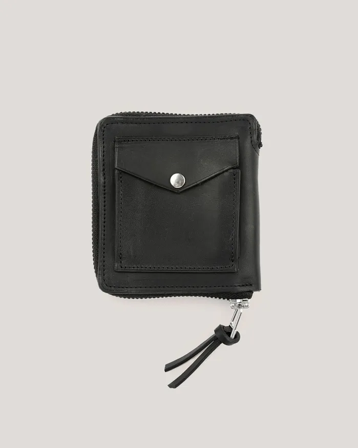 Men Zip Wallet Black YMC Bags and Wallets