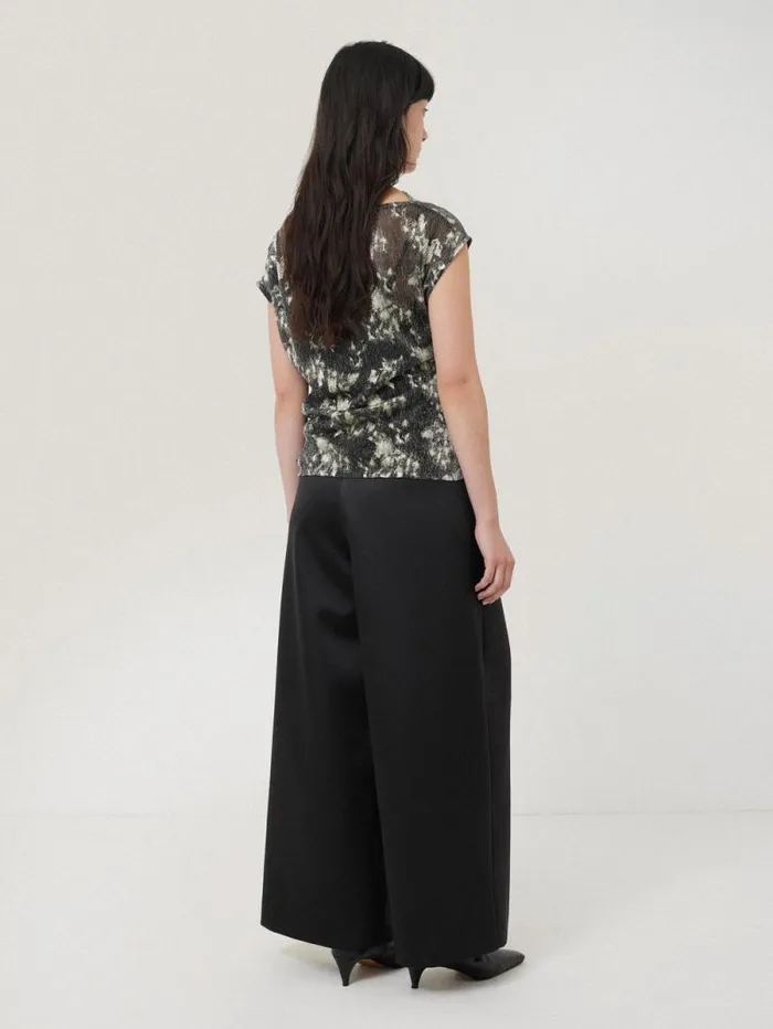 Metallic Asymmetric Top Gold Women Jigsaw Party