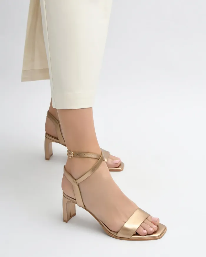 MID SANDALS Natsu mid heel sandals soft gold leather 8211 jomercer Women MID SANDALS Natsu mid heel sandals soft gold leather 8211 jomercer Women