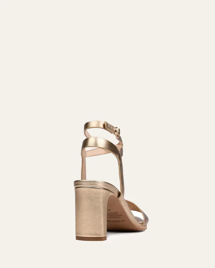 MID SANDALS Natsu mid heel sandals soft gold leather 8211 jomercer Women MID SANDALS Natsu mid heel sandals soft gold leather 8211 jomercer Women