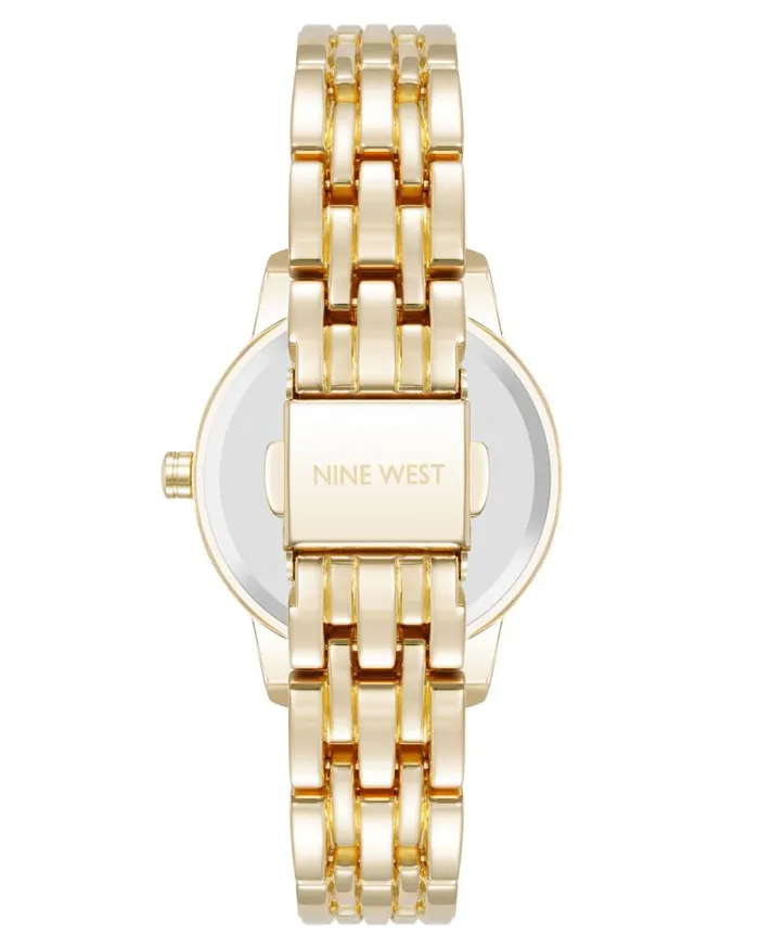 Mini Boyfriend Watch Gold Women Nine West Straps Mini Boyfriend Watch Gold Women Nine West Straps