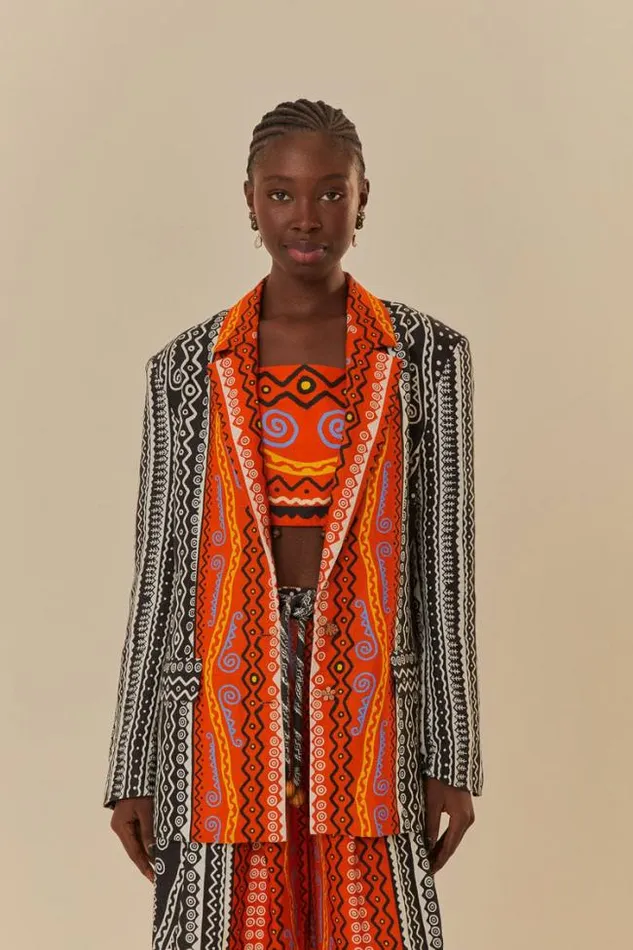 Mixed Myriad Blazer Women FARM Rio Blazers