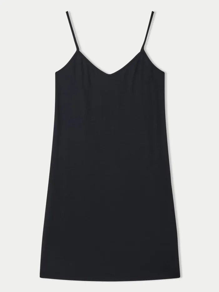 Modal Slip Dress Black Women Jigsaw Pyjamas and Loungewear