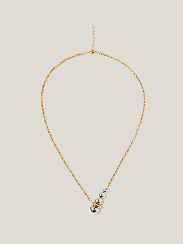 Molten Bead Necklace Multi Women Jigsaw Jewellery