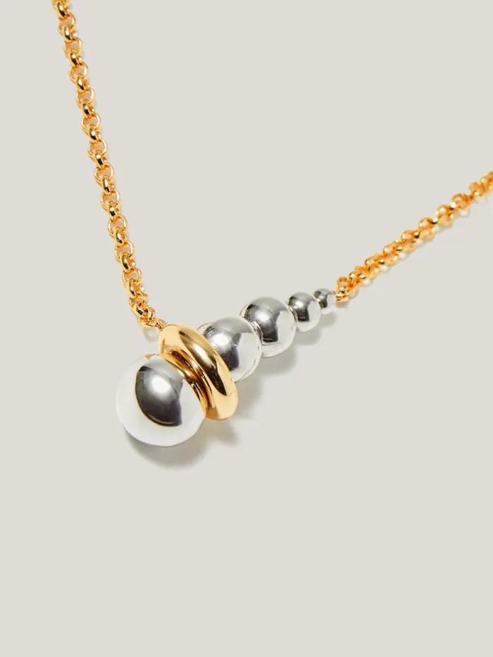 Molten Bead Necklace Multi Women Jigsaw Jewellery
