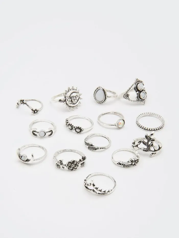 Mystic Rings Set Women Minga London Jewelry