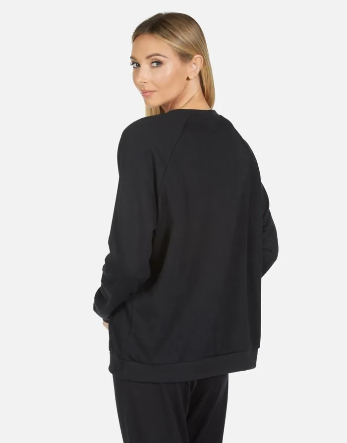 Noleta Stripe Skull Black Women Lauren Moshi Long Sleeve