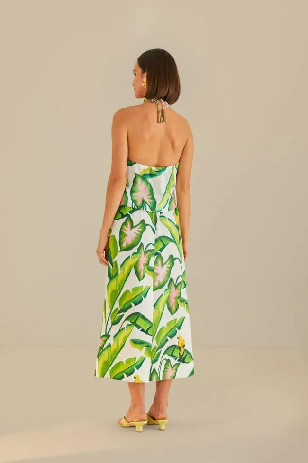 OffWhite Summer Foliage Skirt Women FARM Rio Skirts