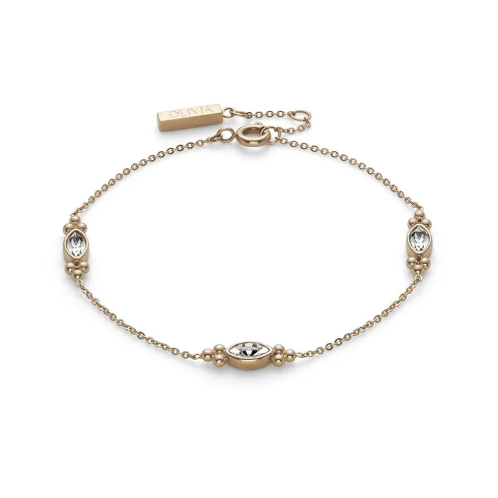 Olivia Burton Bracelets Women Dainty Rose Gold Plated Bracelet